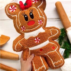 Minnie Mouse Gingerbread Plush Pillow